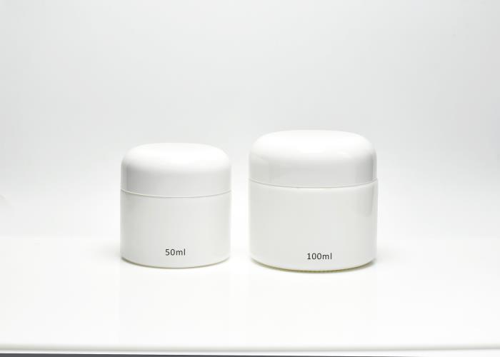 JG-AD100 100ml Opal Glass Cosmetic Jar